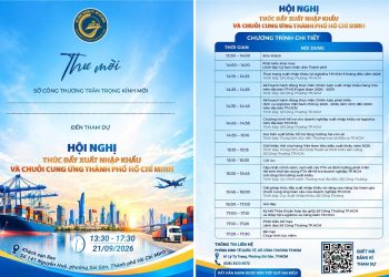 Mời tham dự Hội nghị thúc đẩy xuất nhập khẩu và chuỗi cung ứng Thành phố Hồ Chí Minh