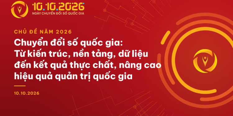 Bộ nhận diện Ngày Chuyển đổi số quốc gia năm 2026